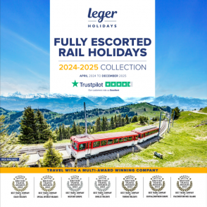 Cover of Fully Escorted Rail Holidays 2024-25