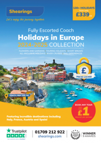 Cover of Fully Escorted Coach Holidays in Europe 2024 - 2025 collection