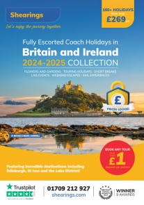 Cover of Fully Escorted Coach Holidays in Britain & Ireland 2024 - 2025 collection